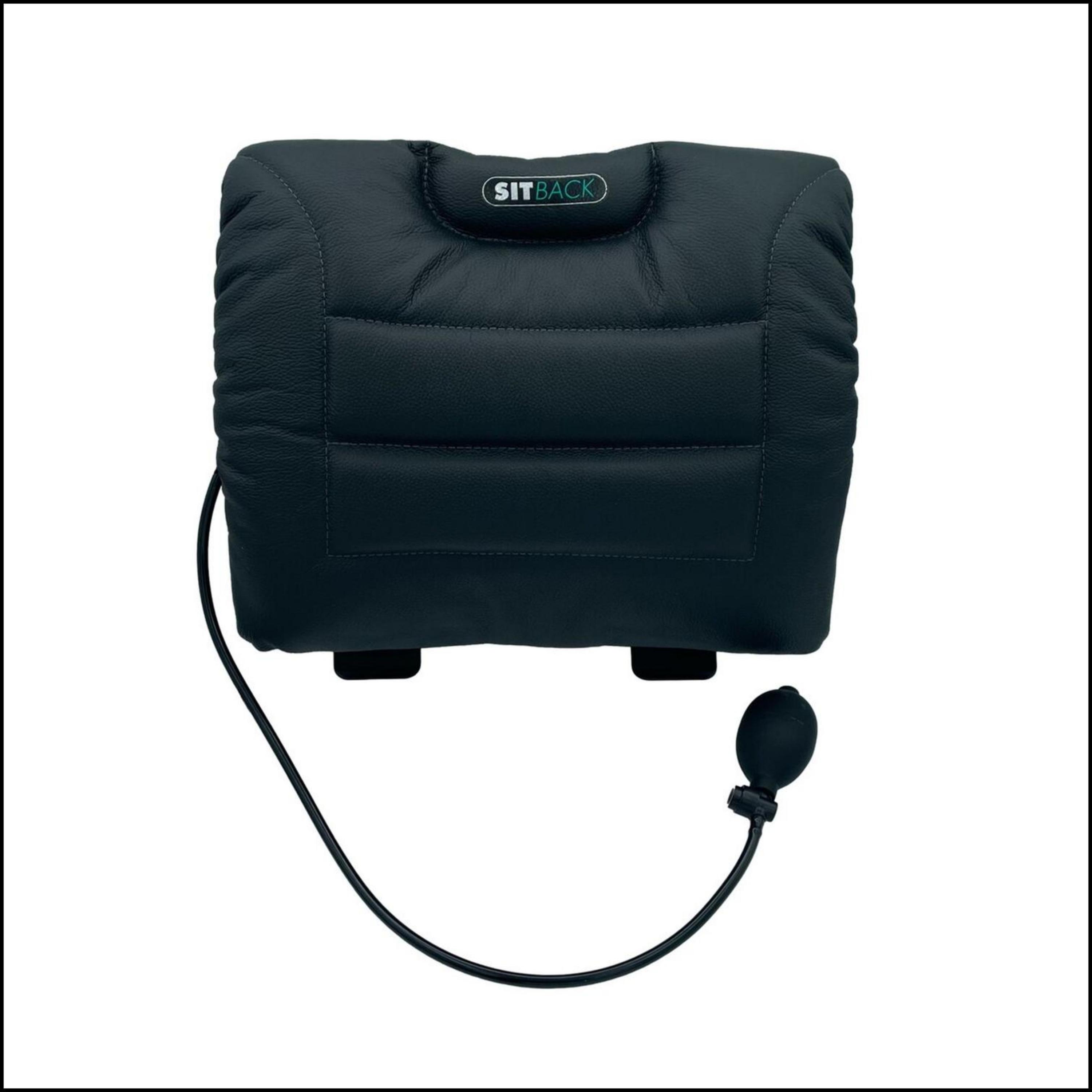 SITBACK Rückenkissen Air Leder schwarz